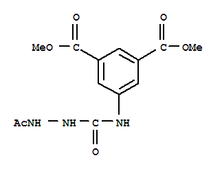dimethyl 5-(acetamidocarbamoylamino)benzene-1,3-dicarboxylate