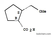 Molecular Structure of 196492-74-7 (Cyclopentanecarboxylic acid, 2-(methoxymethyl)-, cis- (9CI))