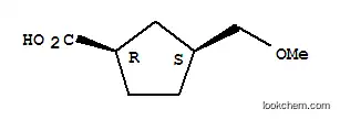 Molecular Structure of 196492-76-9 (Cyclopentanecarboxylic acid, 3-(methoxymethyl)-, cis- (9CI))