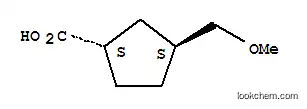 Molecular Structure of 196492-77-0 (Cyclopentanecarboxylic acid, 3-(methoxymethyl)-, trans- (9CI))