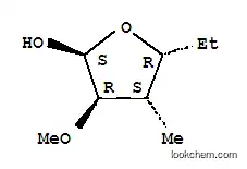 Molecular Structure of 196615-54-0 (2-Furanol,5-ethyltetrahydro-3-methoxy-4-methyl-,(2alpha,3alpha,4beta,5beta)-(9CI))