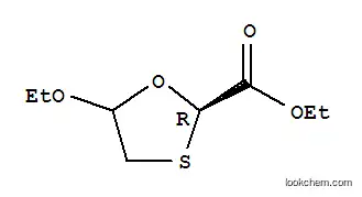 Molecular Structure of 196871-01-9 (1,3-Oxathiolane-2-carboxylicacid,5-ethoxy-,ethylester,(2R)-(9CI))