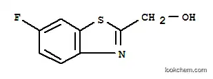 Molecular Structure of 197364-68-4 (2-Benzothiazolemethanol,6-fluoro-(9CI))