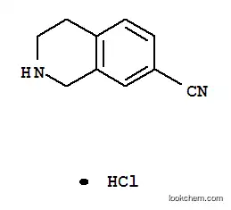 Molecular Structure of 200137-81-1 (1,2,3,4-Tetrahydroisoquinoline-7-carbonitrile hydrochloride)