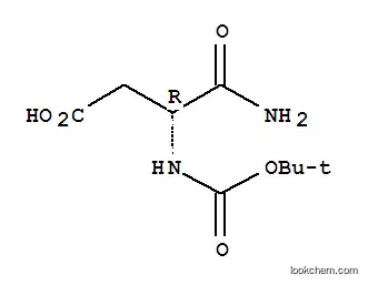 Molecular Structure of 200282-47-9 (BOC-D-ASP-NH2)