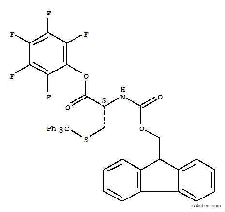 Molecular Structure of 200395-72-8 (Fmoc-D-Cys(Trt)- OPfp)