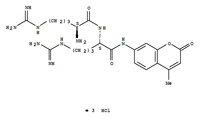 L-Arginyl-L-arginine 7-Amido-4-methylcoumarin Trihydrochloride