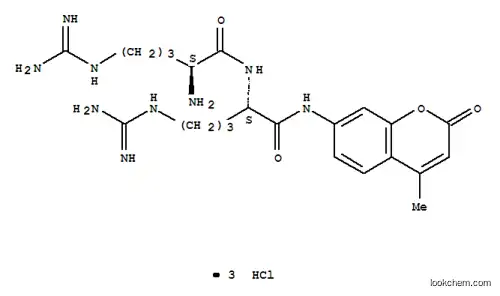 Molecular Structure of 201847-69-0 (H-ARG-ARG-AMC 3 HCL)