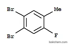 Molecular Structure of 202982-77-2 (4,5-Dibromo-2-fluorotoluene)