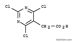 Molecular Structure of 20401-33-6 (2,4,6-TRICHLORO-5-(2-ACETIC ACID) PYRIMIDINE)