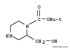 Molecular Structure of 205434-75-9 (1-N-Boc-2-(hydroxymethyl)piperazine)