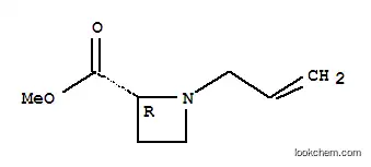 Molecular Structure of 205443-25-0 (2-Azetidinecarboxylicacid,1-(2-propenyl)-,methylester,(R)-(9CI))