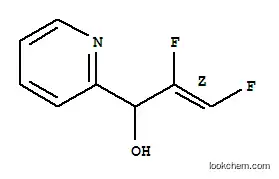 Molecular Structure of 205878-02-0 (2-Pyridinemethanol, alpha-(1,2-difluoroethenyl)-, (Z)- (9CI))