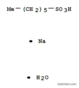 Molecular Structure of 207300-91-2 (Sodium 1-hexanesulfonate monohydrate)