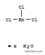 Molecular Structure of 20765-98-4 (Rhodium (III) chloride trihydrate)