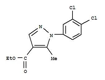 1H-Pyrazole-4-carboxylicacid, 1-(3,4-dichlorophenyl)-5-methyl-, ethyl ester