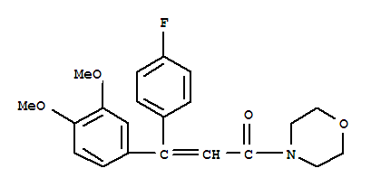 211867-47-9 Morpholine,4-[3-(3,4-dimethoxyphenyl)-3-(4- fluorophenyl)-1-oxo-2-propenyl]-