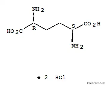 Molecular Structure of 213686-09-0 ((5R,2S)-2,5-Diaminoadipic acid 2HCl)