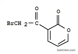 2H-Pyran-2-one, 3-(bromoacetyl)- (9CI)