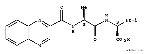 Molecular Structure of 21650-05-5 (N-(quinoxalin-2-ylcarbonyl)alanylvaline)