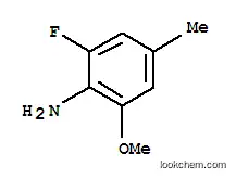 Molecular Structure of 217314-46-0 (Benzenamine, 2-fluoro-6-methoxy-4-methyl- (9CI))
