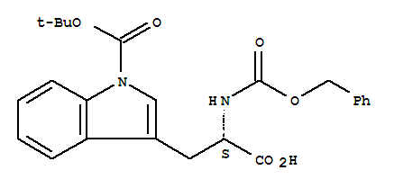 L-Tryptophan,1-[(1,1-dimethylethoxy)carbonyl]-N-[(phenylmethoxy)carbonyl]-, compd. withN-cyclohexylcyclohexanamine (1:1) (9CI)