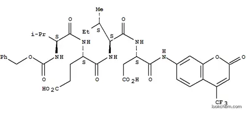 Molecular Structure of 219138-06-4 (Z-VEID-AFC)