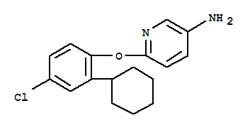 6-(4-chloro-2-cyclohexylphenoxy)pyridin-3-amine