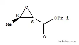 Molecular Structure of 221203-41-4 (Oxiranecarboxylic acid, 3-methyl-, 1-methylethyl ester, (2R,3S)-rel- (9CI))