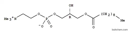 Molecular Structure of 22248-63-1 (2-[[(2R)-3-decanoyloxy-2-hydroxypropoxy]-hydroxyphosphoryl]oxyethyl-trimethylazanium)