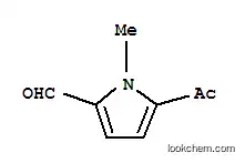 Molecular Structure of 222552-82-1 (1H-Pyrrole-2-carboxaldehyde, 5-acetyl-1-methyl- (9CI))