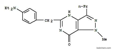 7H-Pyrazolo[4,3-d]pyrimidin-7-one,5-[[4-(diethylamino)phenyl]methyl]-1,6-dihydro-1-methyl-3-propyl-