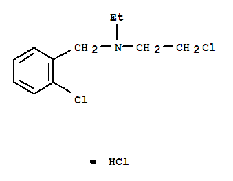 Benzenemethanamine,2-chloro-N-(2-chloroethyl)-N-ethyl-, hydrochloride (1:1)