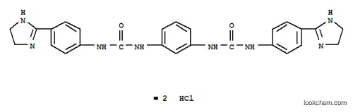 Molecular Structure of 2365-31-3 (Urea,N,N''-1,3-phenylenebis[N'-[4-(4,5-dihydro-1H-imidazol-2-yl)phenyl]-,dihydrochloride (9CI))