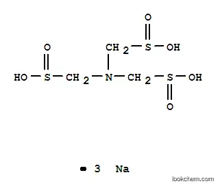 Molecular Structure of 23714-12-7 (trisodium nitrilotrimethanesulphinate)