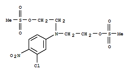 Ethanol,2,2'-[(3-chloro-4-nitrophenyl)imino]di-, dimethanesulfonate (ester) (8CI) cas  23721-19-9