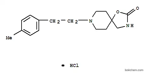 Molecular Structure of 23804-73-1 (8-[2-(4-methylphenyl)ethyl]-1-oxa-3,8-diazaspiro[4.5]decan-2-one hydrochloride (1:1))