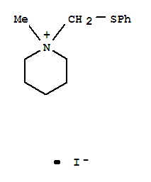 Piperidinium,1-methyl-1-[(phenylthio)methyl]-, iodide (1:1) cas  23853-38-5