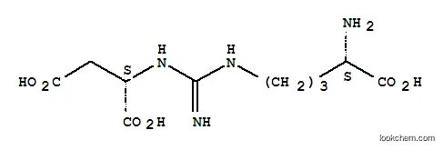 Molecular Structure of 2387-71-5 (2-[amino-(4-amino-4-carboxy-butyl)imino-methyl]aminobutanedioic acid)