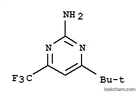Molecular Structure of 238742-83-1 (2-AMINO-6-T-BUTYL-4-(TRIFLUOROMETHYL)PYRIMIDINE)