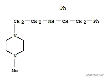 Molecular Structure of 23892-50-4 (1-[2-[(1,2-Diphenylethyl)amino]ethyl]-4-methylpiperazine)