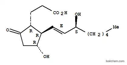 Molecular Structure of 23923-84-4 (tetranorprostaglandin E1)