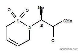 Molecular Structure of 240115-55-3 (2H-1,2-THIAZINE-2-ACETIC ACID, 3,6-DIHYDRO-ALPHA-METHYL-, METHYL ESTER, 1,1-DIOXIDE, (ALPHAS))