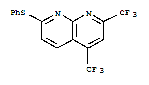 1,8-NAPHTHYRIDINE,7-(PHENYLTHIO)-2,4-BIS(TRIFLUOROMETHYL)-