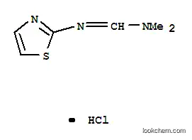 Molecular Structure of 2416-46-8 (Methanimidamide,N,N-dimethyl-N'-2-thiazolyl-, hydrochloride (1:1))