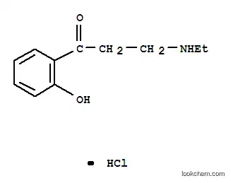 Molecular Structure of 24206-67-5 (3-(ethylamino)-1-(2-hydroxyphenyl)propan-1-one hydrochloride (1:1))