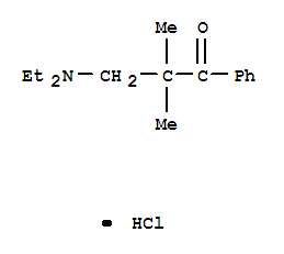 3-(diethylamino)-2,2-dimethyl-1-phenylpropan-1-one hydrochloride