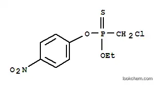 Molecular Structure of 2425-19-6 ((Chloromethyl)phosphonothioic acid O-ethyl O-(p-nitrophenyl) ester)