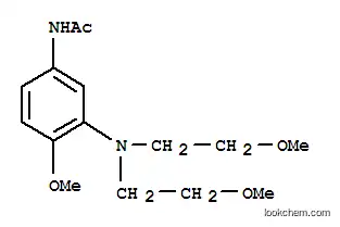 Molecular Structure of 24294-03-9 (3-(N,N-Dimethoxyethyl)amino-4-methoxyacetanilide)