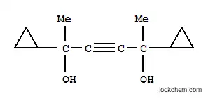 Molecular Structure of 24297-13-0 (2,5-dicyclopropylhex-3-yne-2,5-diol)